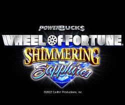 PowerBuck$ Wheel of Fortune Shimmering Sapphires